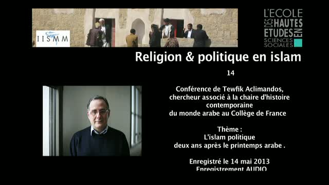 14 - Conférence de Tewfik Aclimandos / L'islam politique deux ans après le printemps arabe