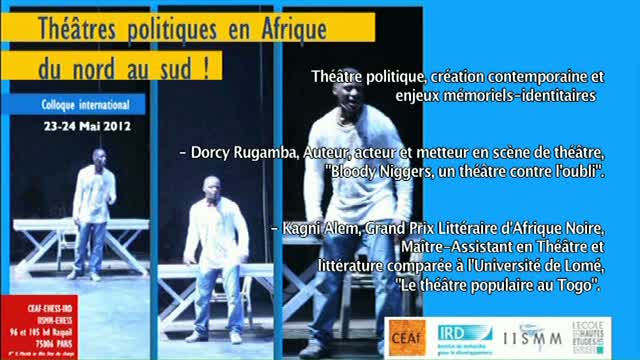 Théâtre politique, création contemporaine et enjeux mémoriels-identitaires (audio)