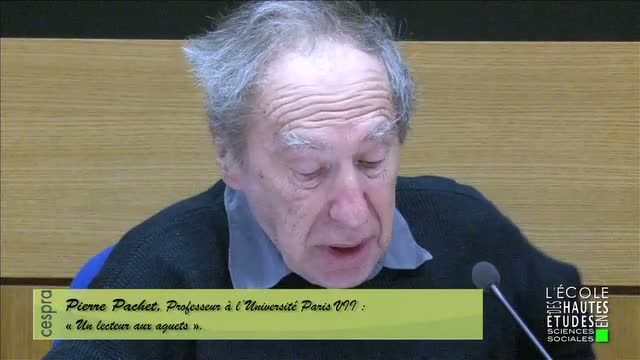 Claude Lefort et la pensée du Politique
7 et 8 mars 2012 Partie 10/10
Pierre Pachet, professeur à l’Université Paris VII : « Un lecteur aux aguets ».