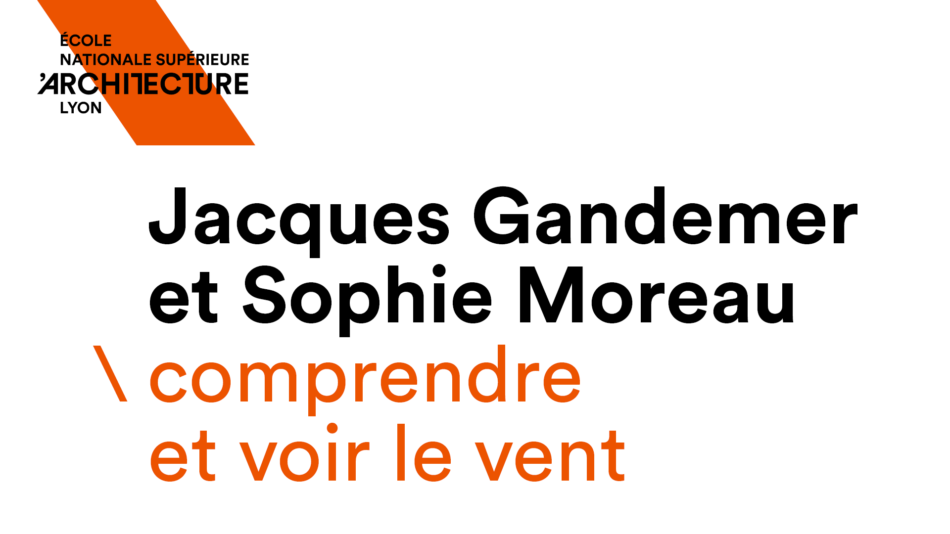 Conférence de Jacques GANDEMER et Sophie MOREAU - Comprendre et voir le vent