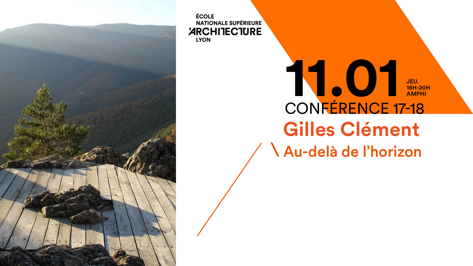 Conférence de Gilles CLEMENT : Au delà de l'horizon