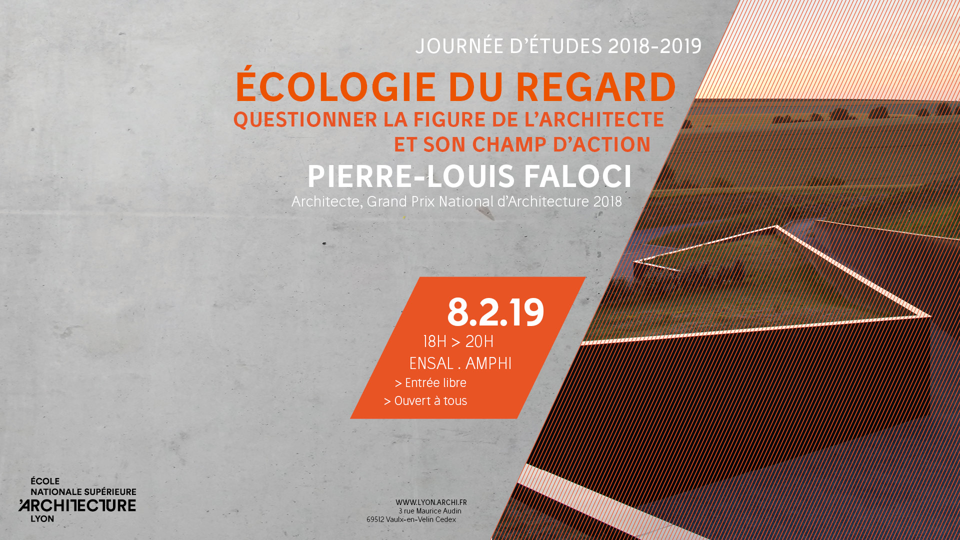 Conférence de Pierre-Louis FALOCI : Ecologie du Regard