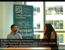Entretien avec Marc Fleurbaey, économiste, Collège d'études mondiales/FMSH