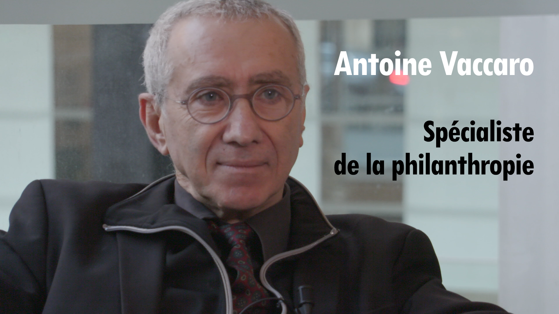 Antoine Vaccaro, spécialiste de la philanthropie - Interview
