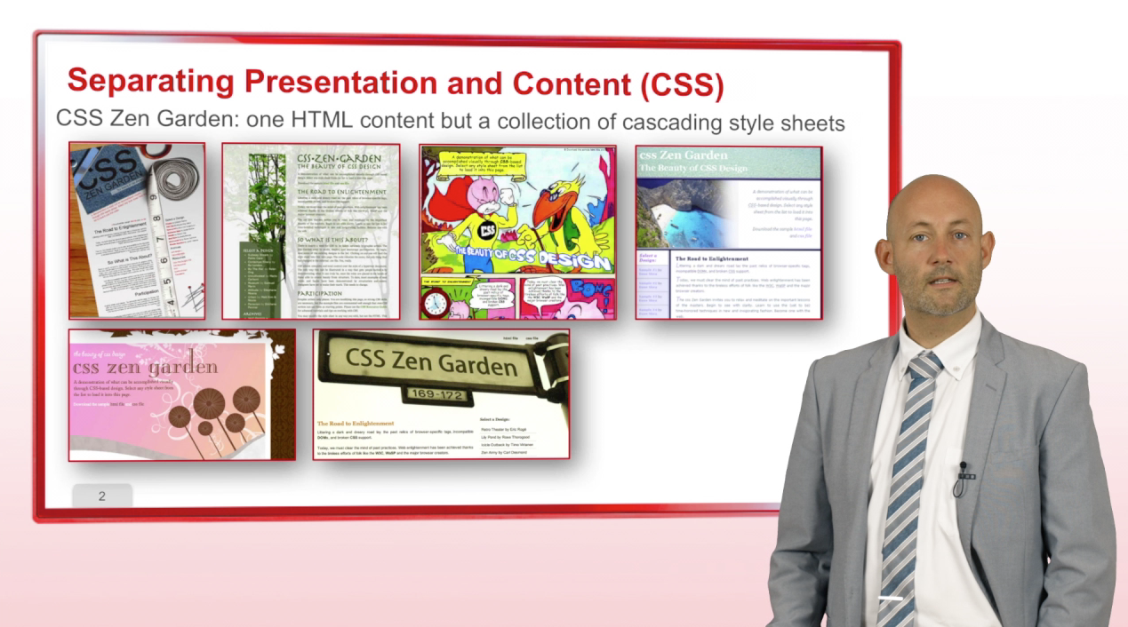 2. Separating Presentation and Content