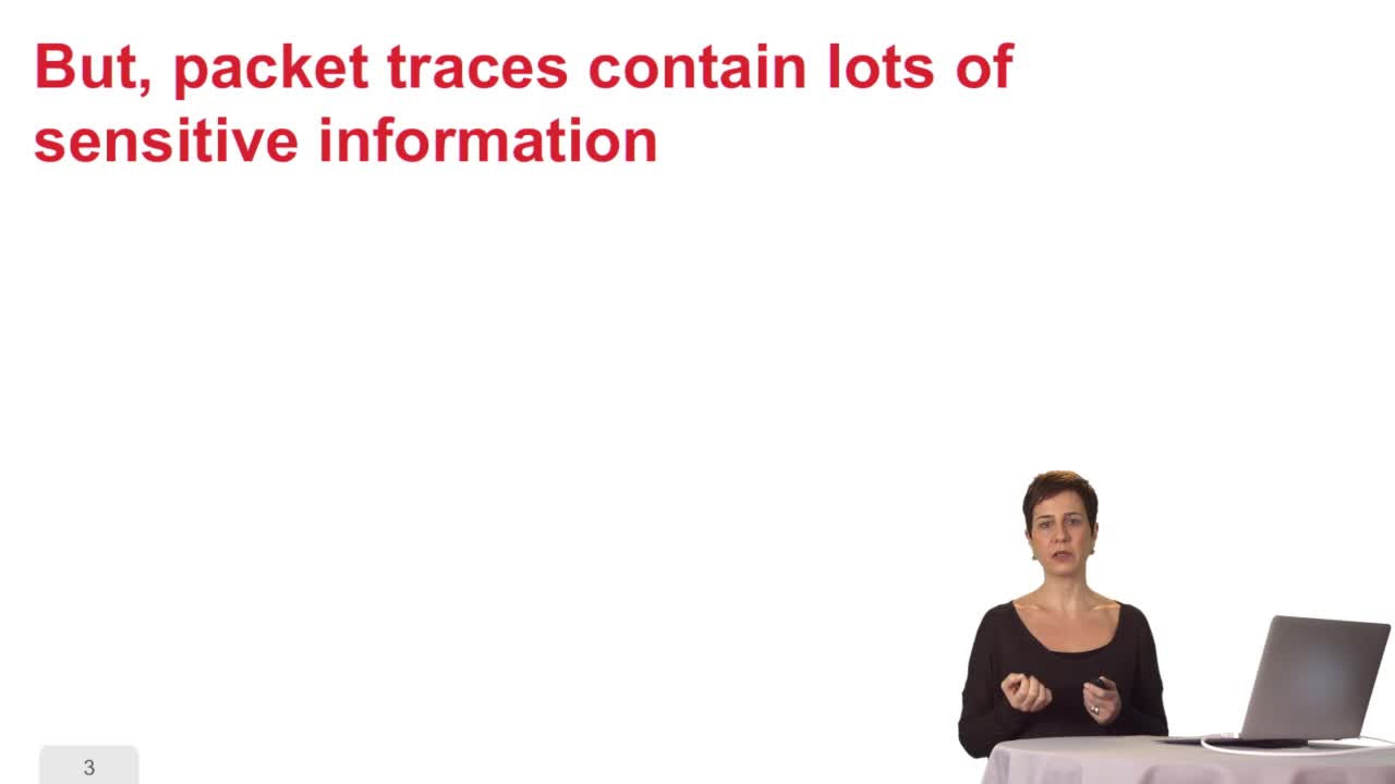6. Anonymization of packet traces