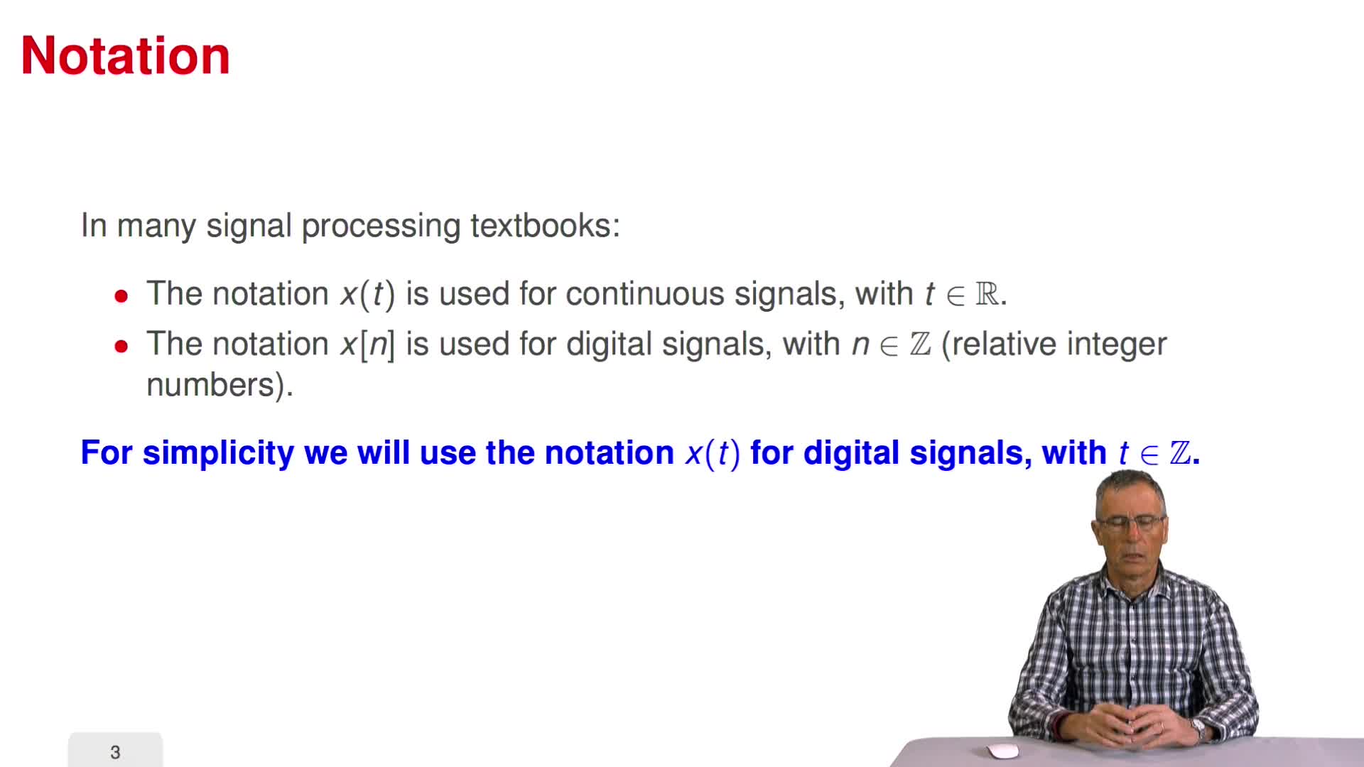 Discrete-time signals