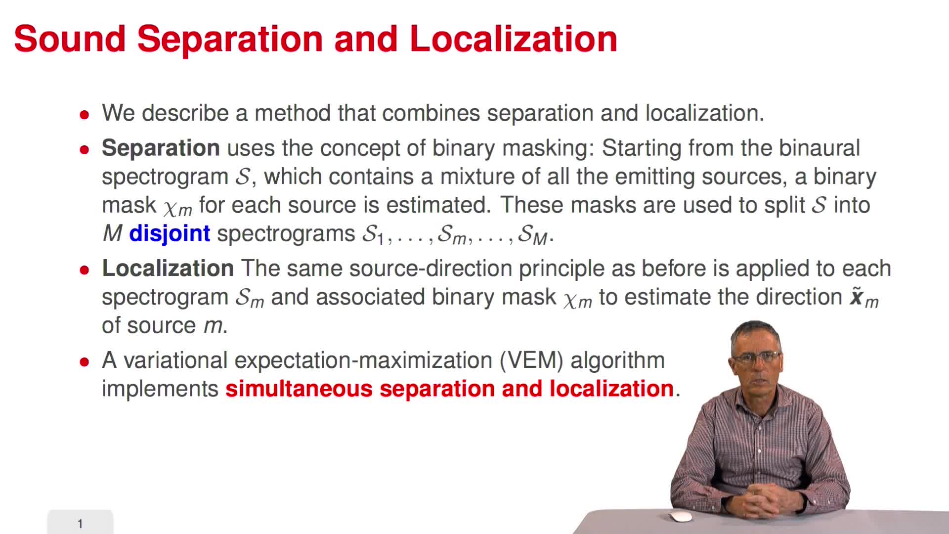 Separation & Localization Method
