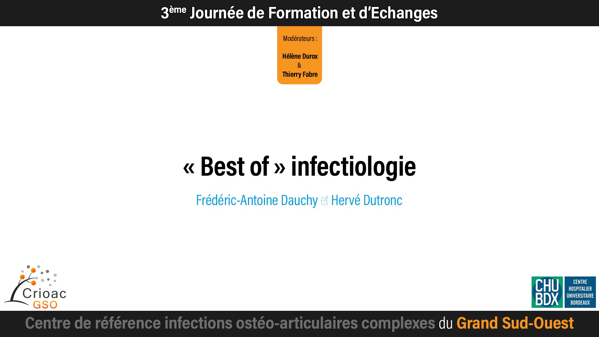 « Best of » infectiologie