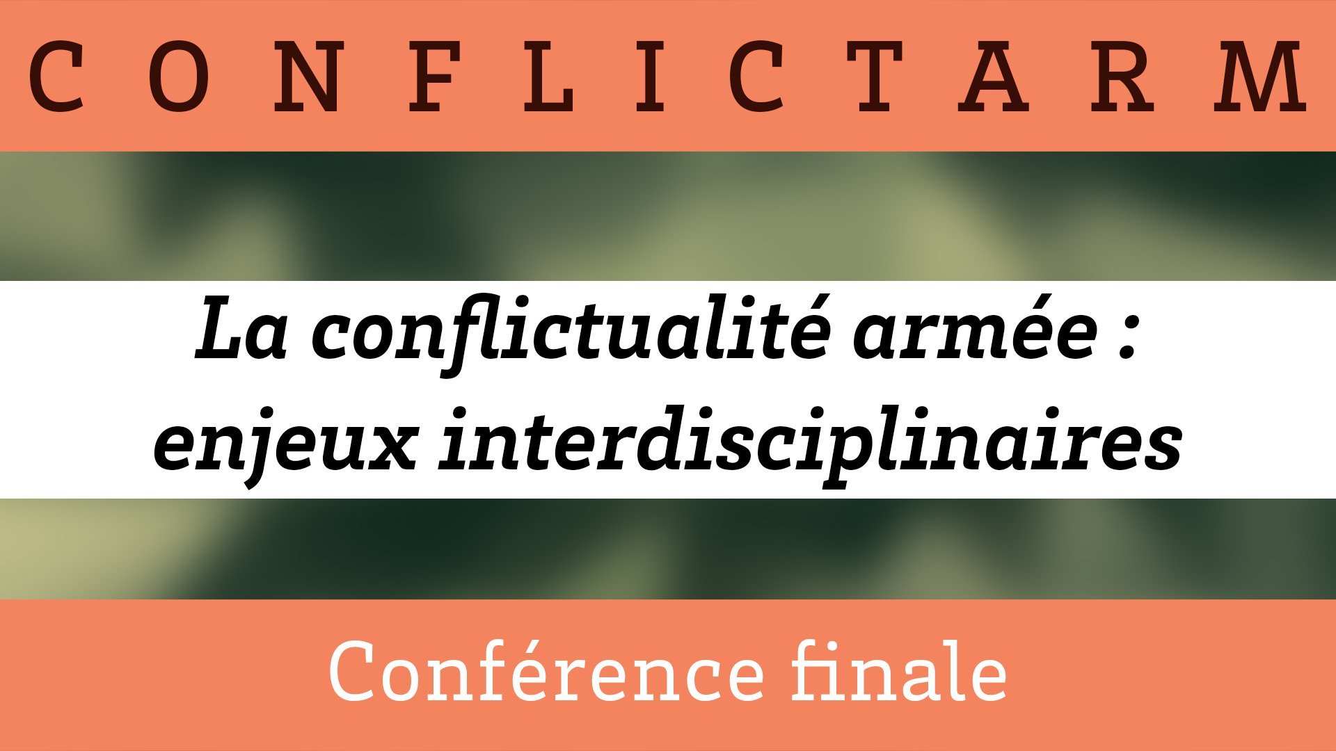 Conflictualité armée : enjeux interdisciplinaires / Après le conflit, Séance Questions