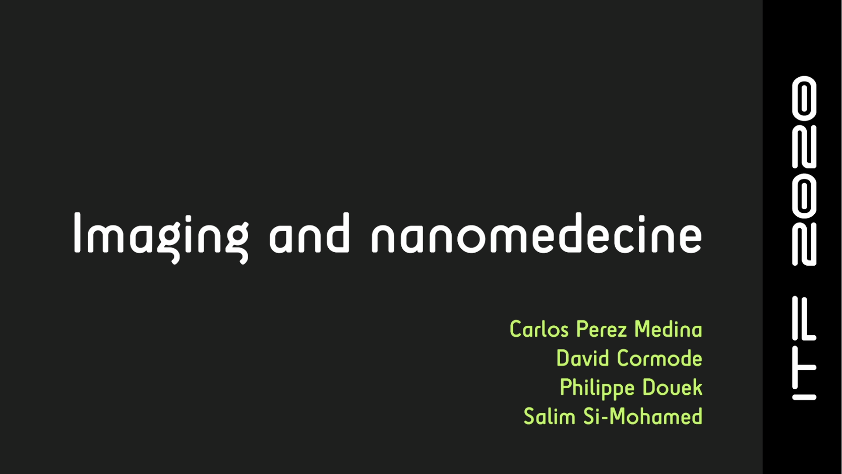 Imaging and Nanomedecine