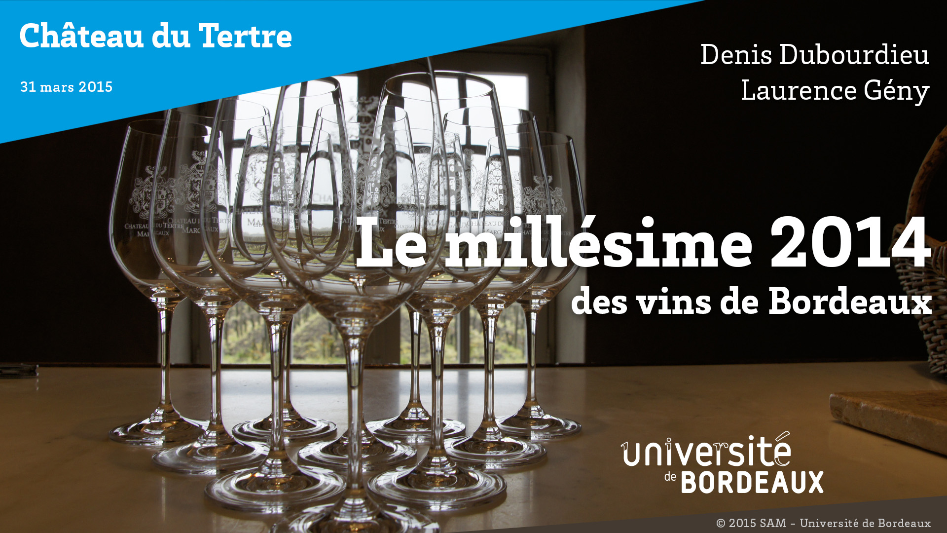 Le Millésime 2014 des vins de Bordeaux