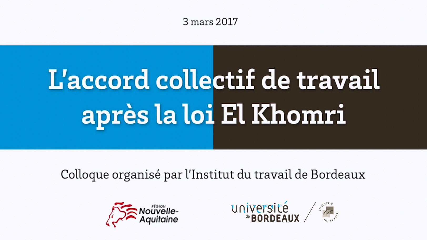 Loi El Khomri / L'accord collectif et l'entreprise / Débat