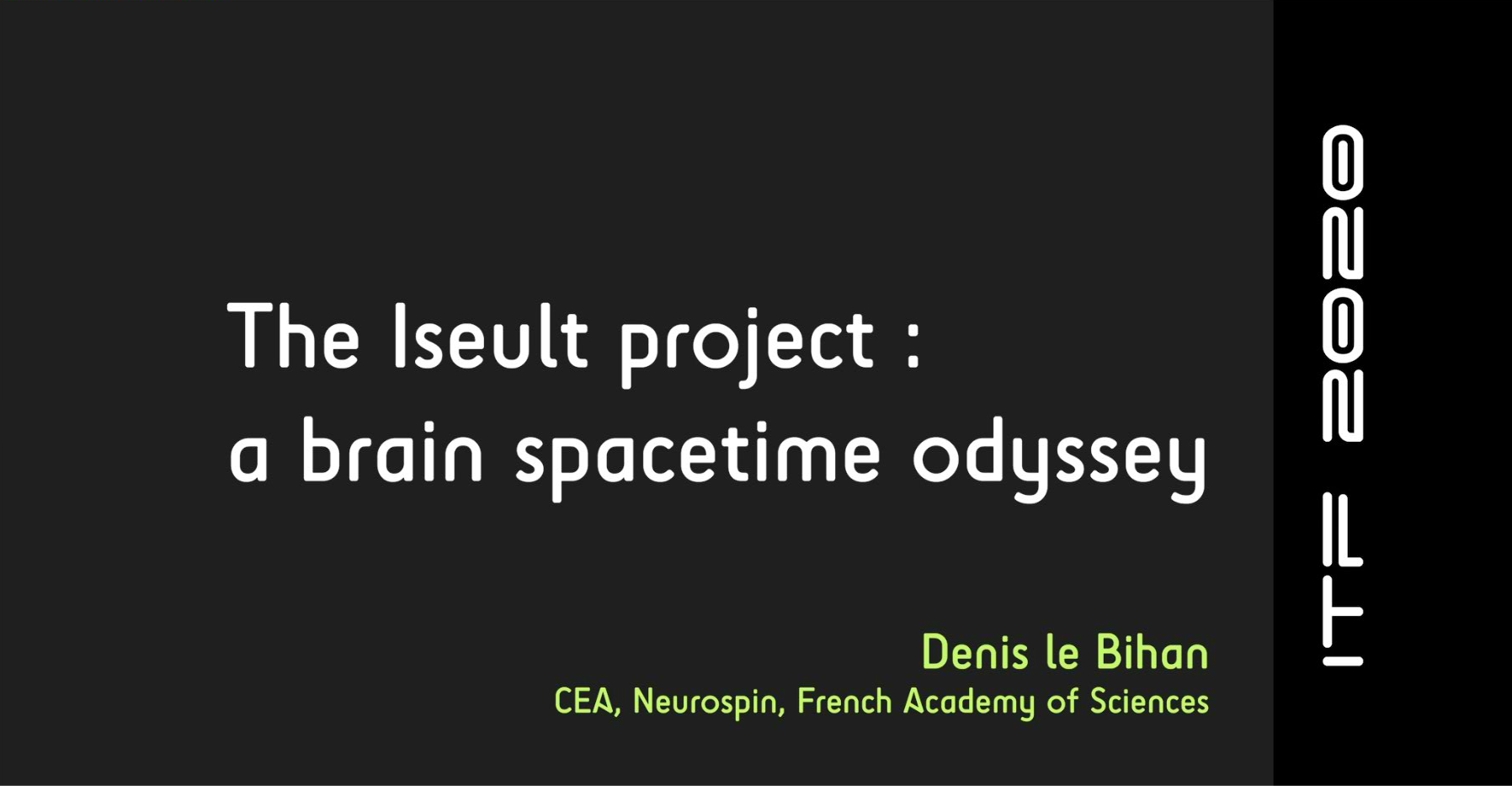 The Iseult project :  a brain spacetime odyssey