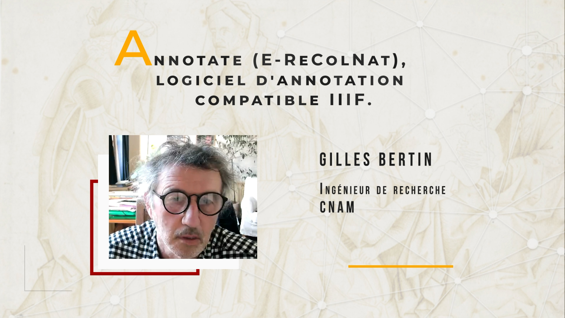 Rendez-vous IIIF 360 - Gilles Bertin " Annotate (E-ReColNat), logiciel d'annotation compatible IIIF"