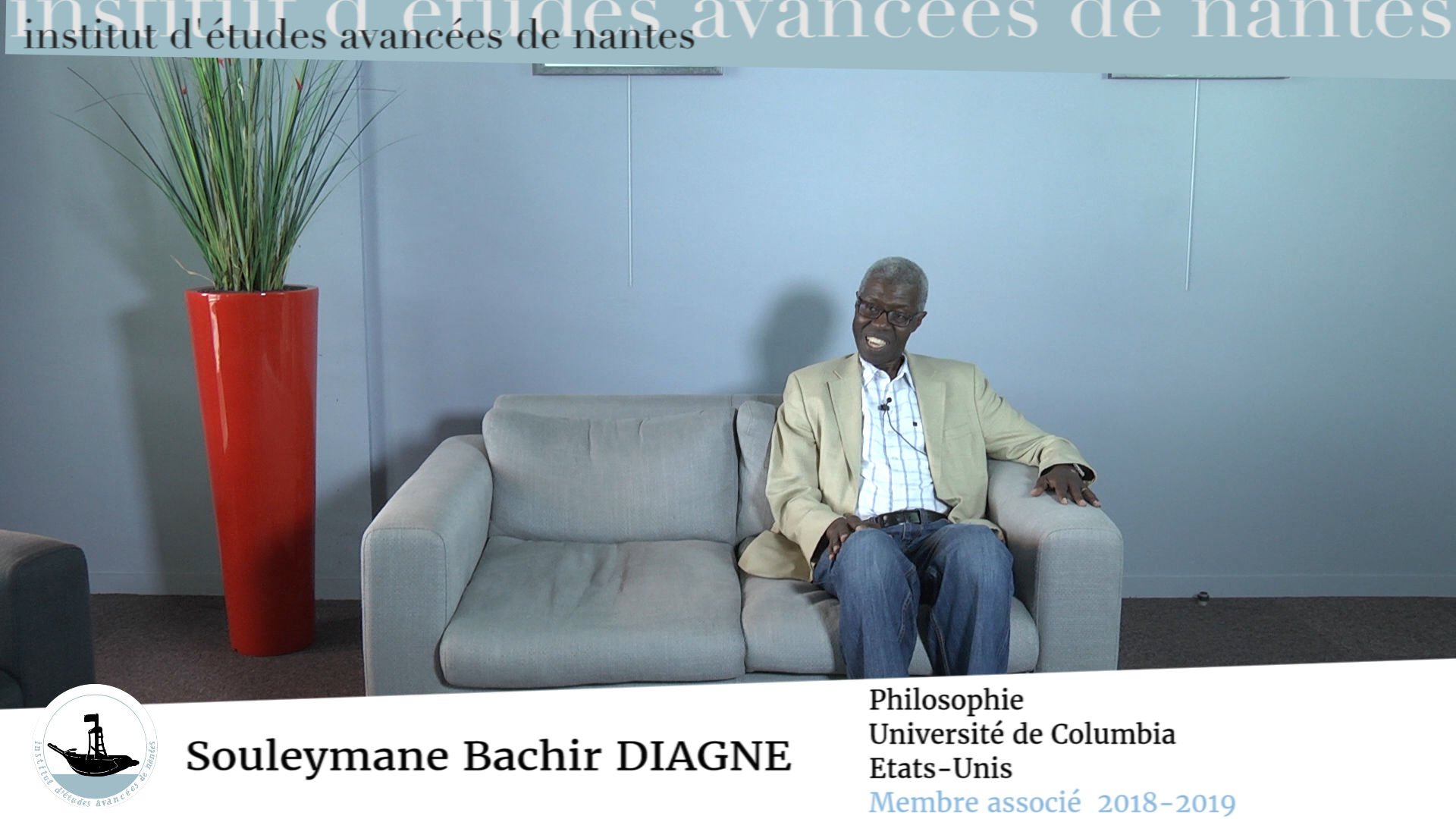 #145 - Souleymane Bachir Diagne, membre associé - " La découverte de l'IEA de Nantes est une des choses les plus importantes qui me soit arrivée ces dernières années ! "