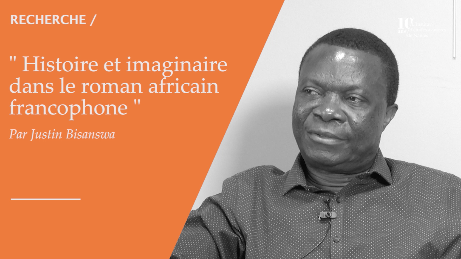 #150 - Justin Bisanswa - Histoire et imaginaire dans le roman africain francophone