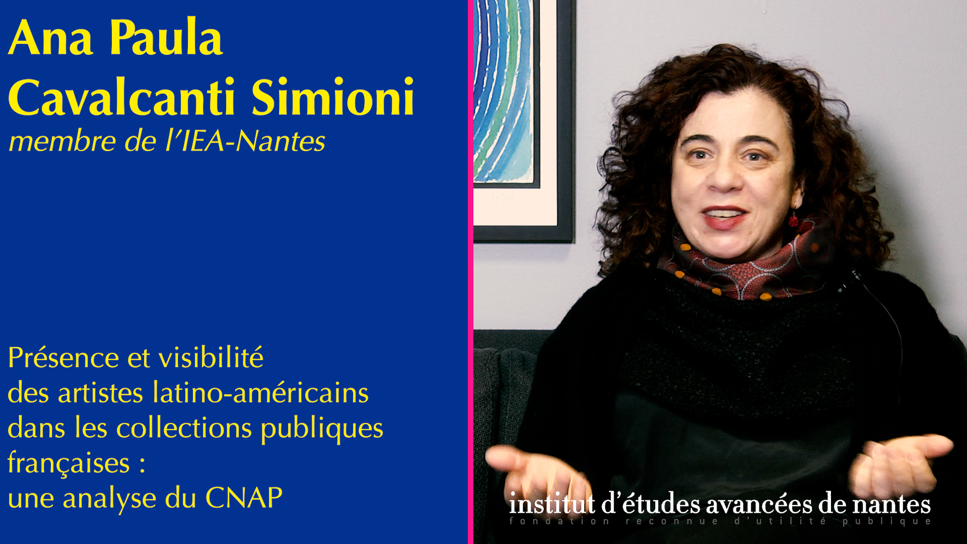 #186 - Ana Paula Cavalcanti - Présence et visibilité des artistes latino-américains dans les collections publiques françaises : une analyse du CNAP
