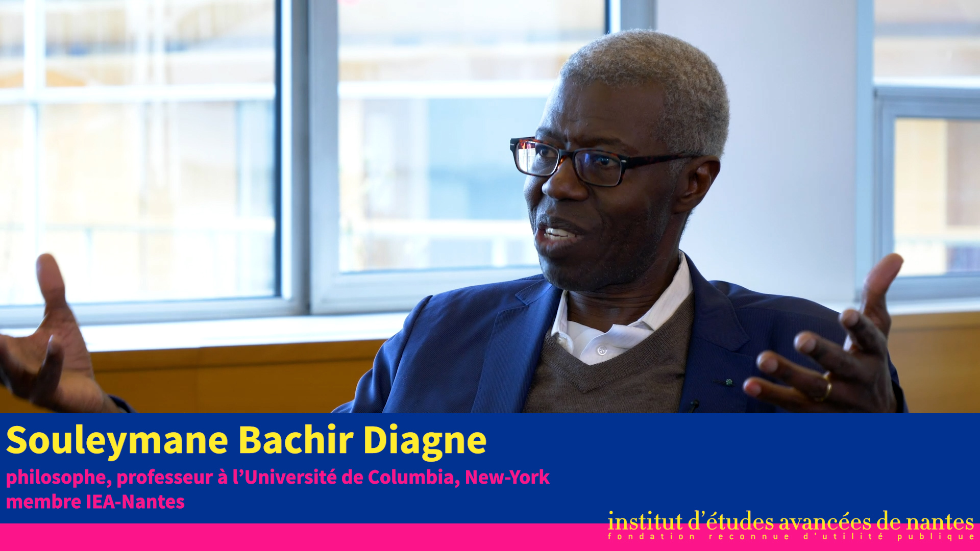 Souleymane Bachir Diagne, membre de l'Institut d'études avancées de Nantes