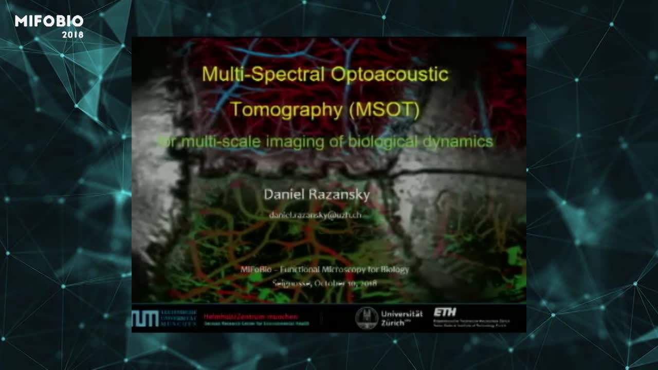 Multi-spectral optoacoustic tomography (MSOT) - Daniel Razansky
