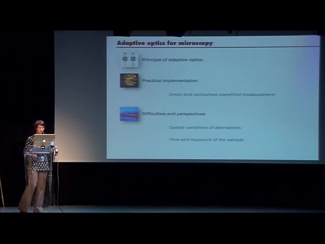 Adaptive optics for microscopy - Delphine Débarre
