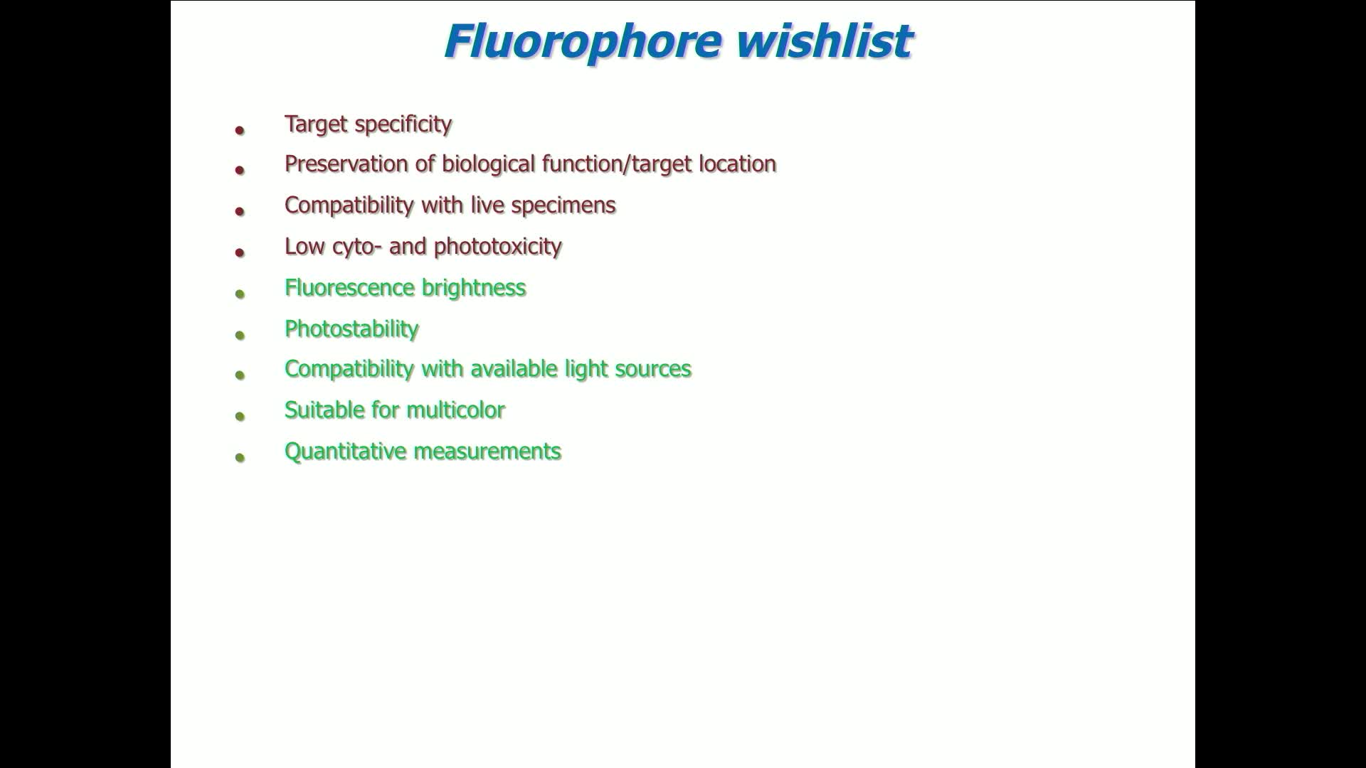 Basics of photochemistry for fluorescent microscopy – Dominique Bourgeois