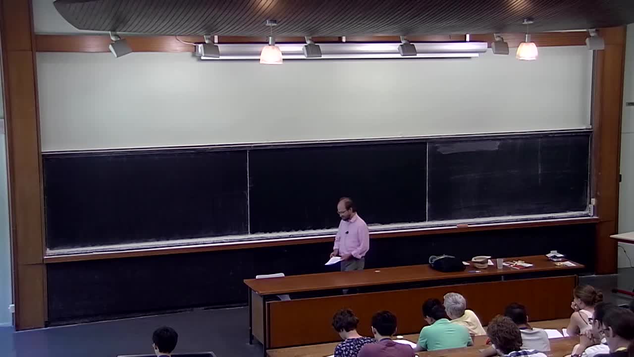 A. Chambert-Loir - Equidistribution theorems in Arakelov geometry and Bogomolov conjecture (part1)