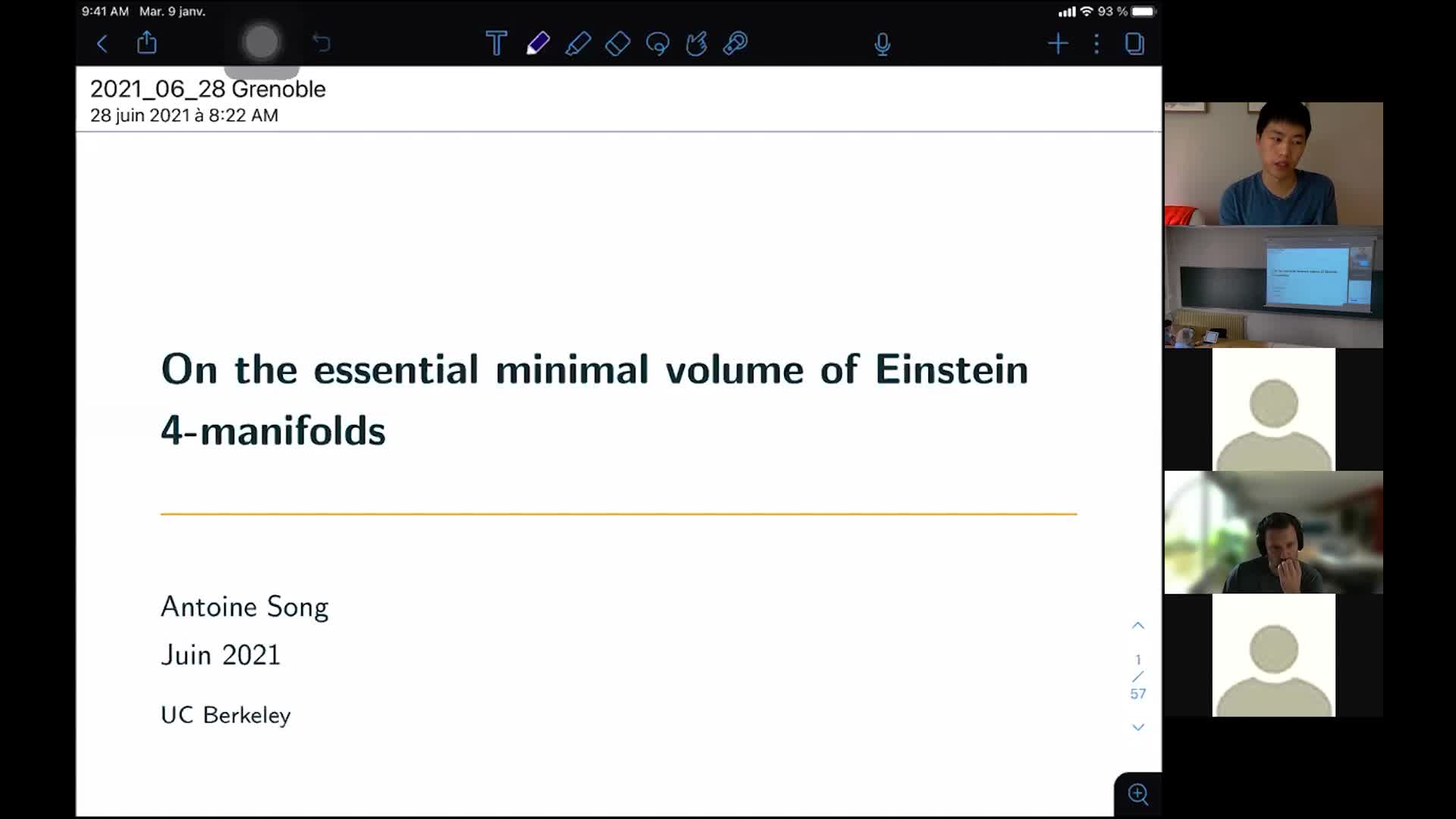 A. Song - On the essential minimal volume of Einstein 4-manifolds
