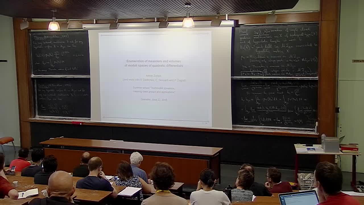 A. Zorich - Counting simple closed geodesics and volumes of moduli spaces (Part 3)