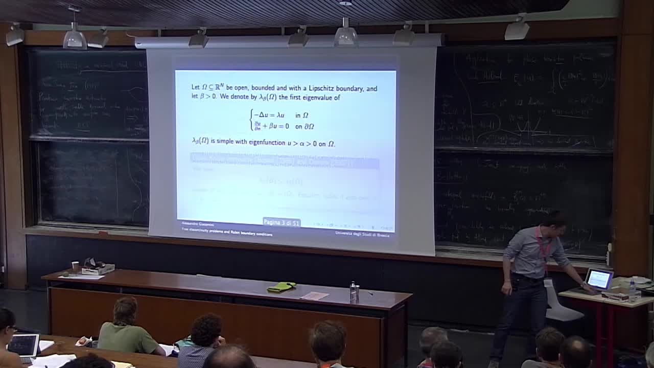 Alessandro Giacomini - Free discontinuity problems and Robin boundary conditions