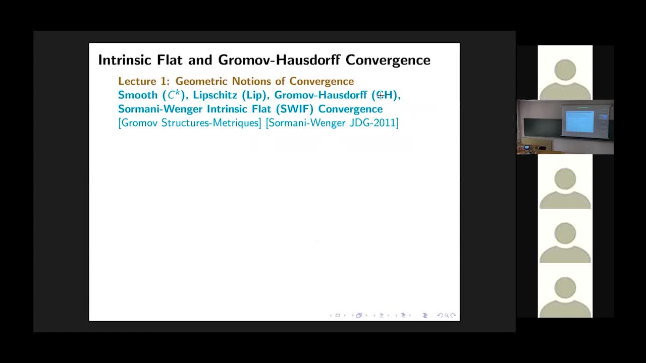 C. Sormani - Intrinsic Flat and Gromov-Hausdorff Convergence 1