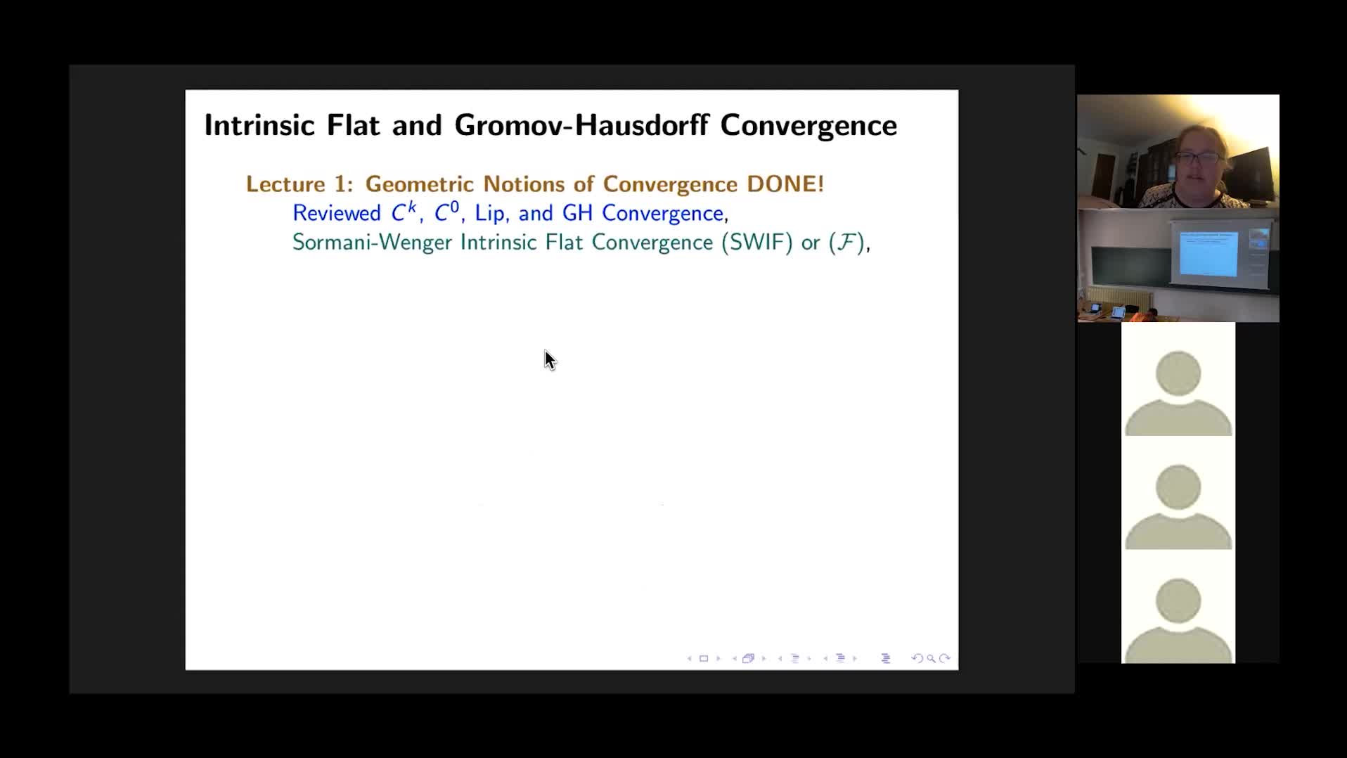 C. Sormani - Intrinsic Flat and Gromov-Hausdorff Convergence 2