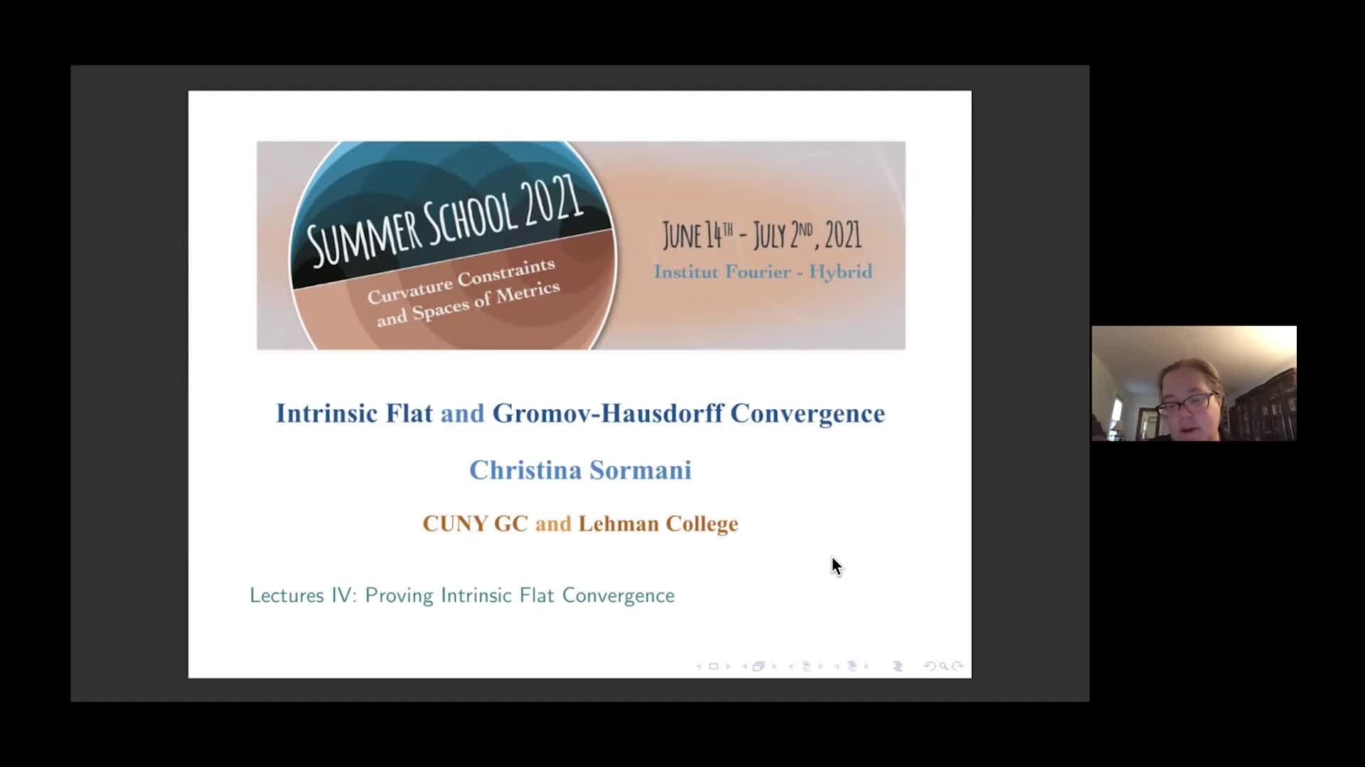 C. Sormani - Intrinsic Flat and Gromov-Hausdorff Convergence 4