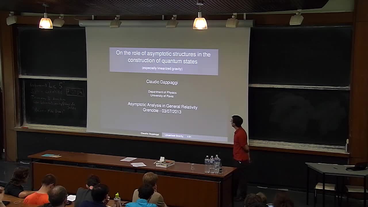 Claudio Dappiaggi - On the role of asymptotic structures in the construction of quantum states for free field theories on curved backgrounds