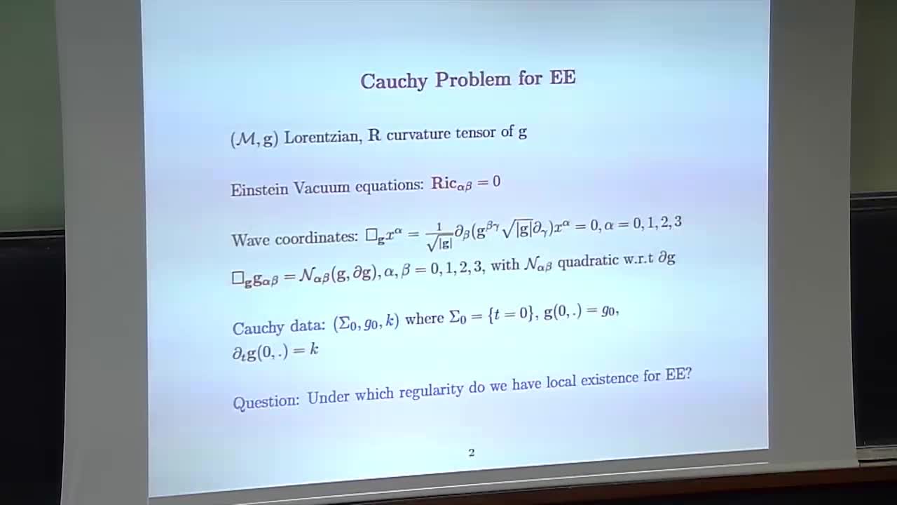 Jérémie Szeftel - General relativity (Workshop)