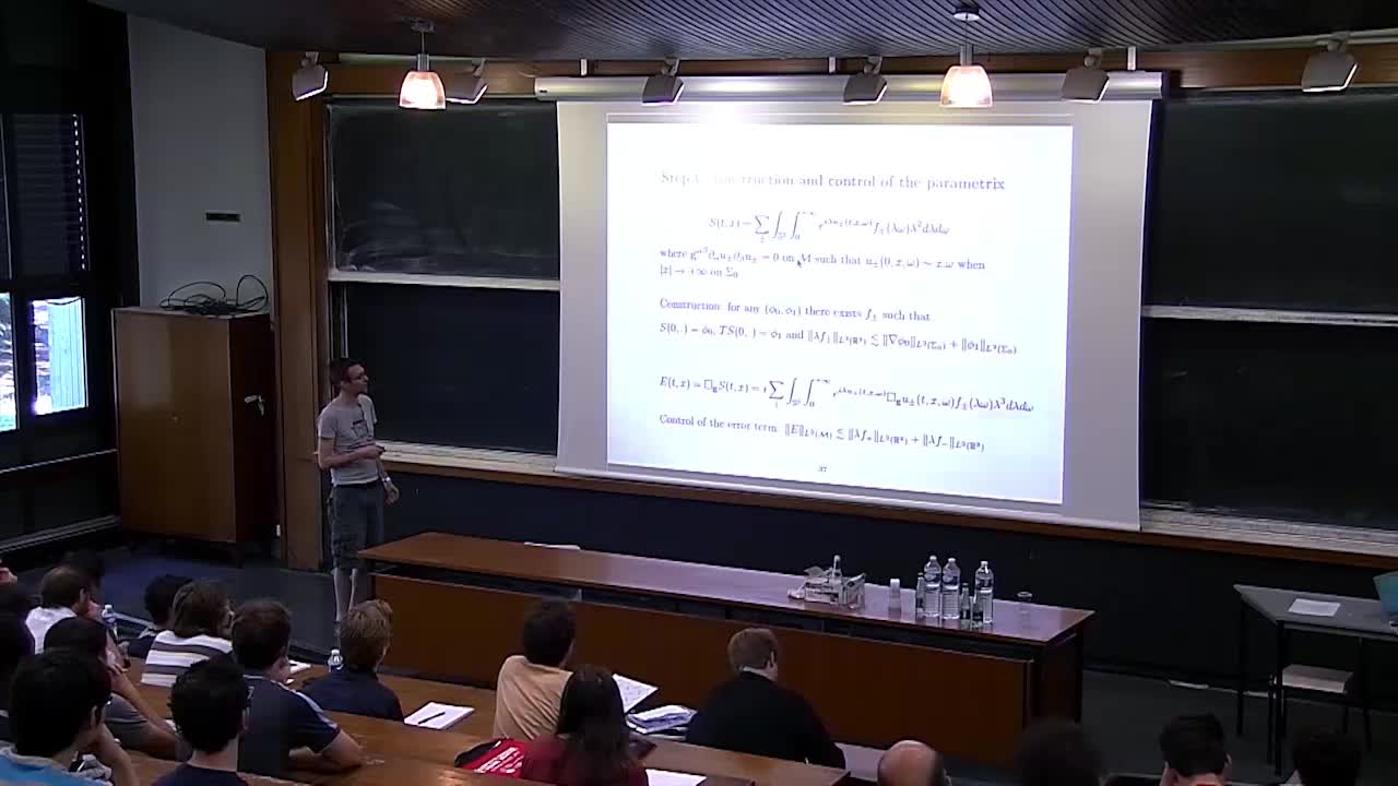 Jérémie Szeftel The resolution of the bounded L2 curvature conjecture in General Relativity (Part 3)