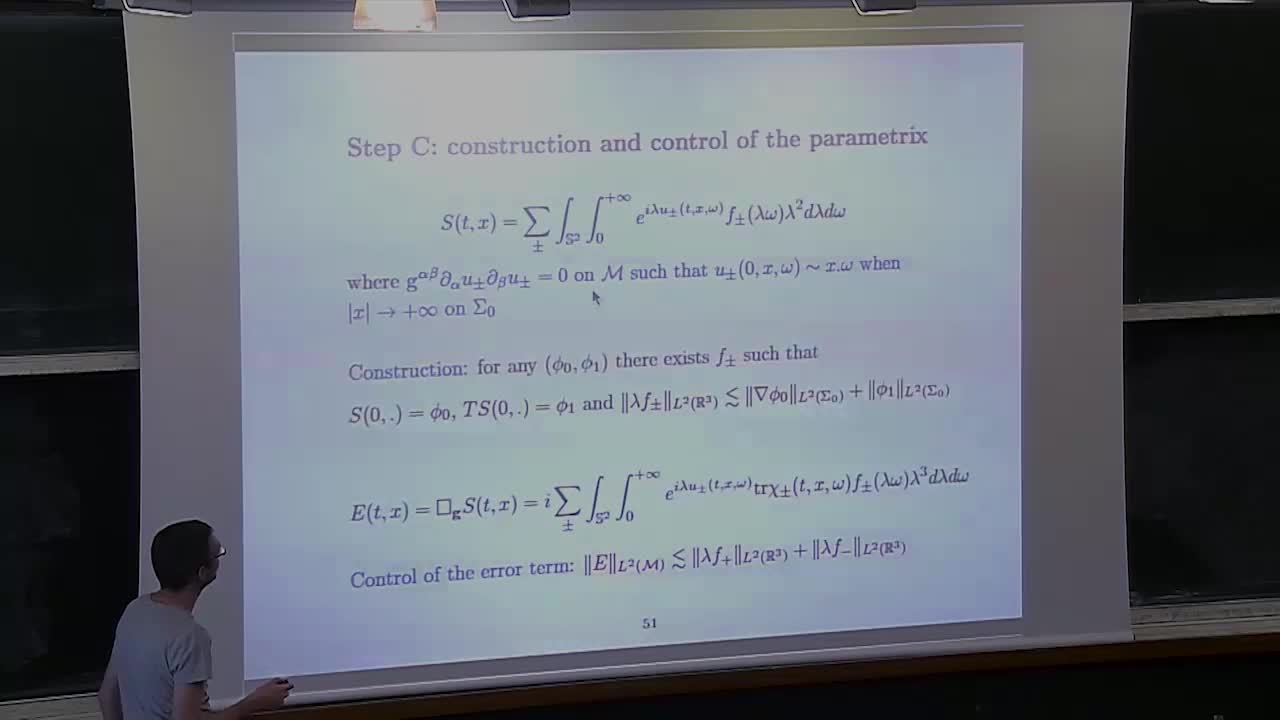 Jérémie Szeftel The resolution of the bounded L2 curvature conjecture in General Relativity (Part 4)