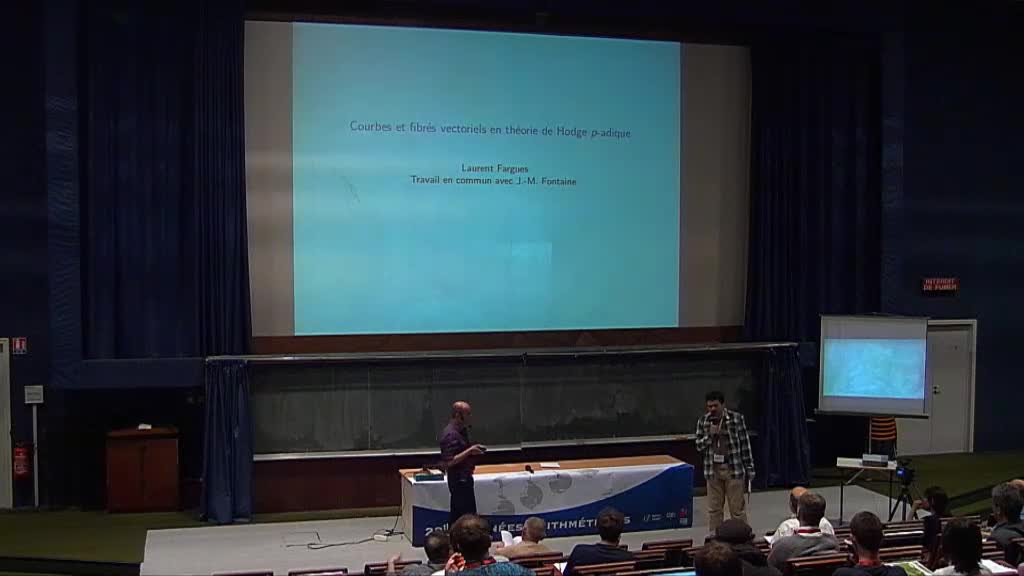 Laurent Fargues - Courbes et fibrés vectoriels en théorie de Hodge p-adique