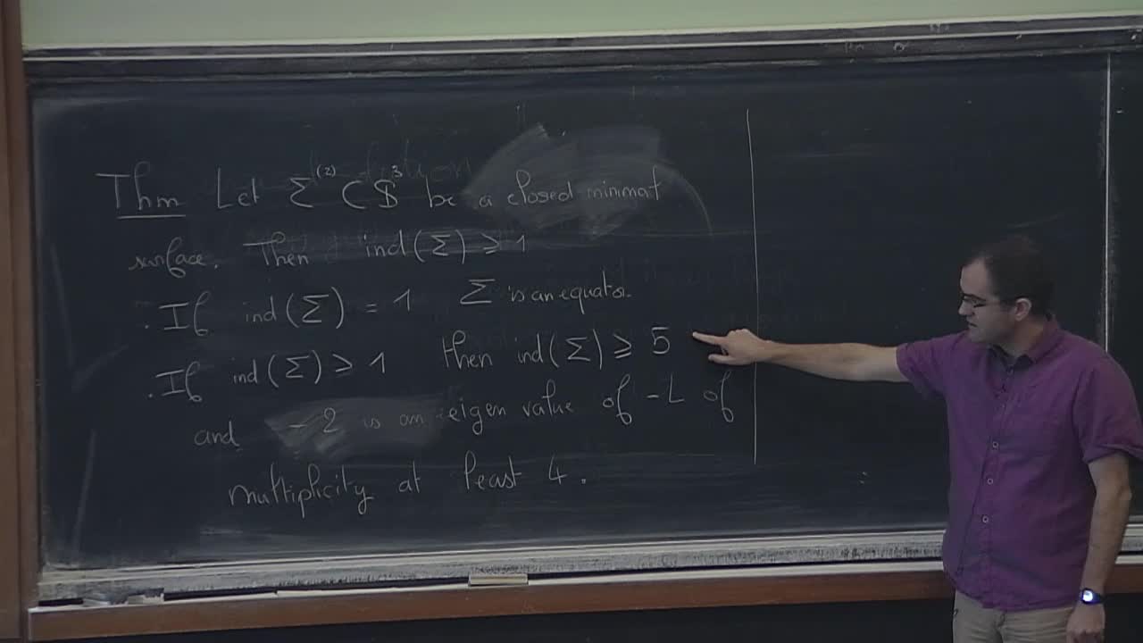 Laurent Mazet - Some aspects of minimal surface theory (Part 5)