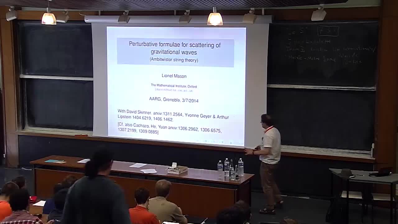 Lionel Mason - Perturbative formulae for scattering of gravitational wave