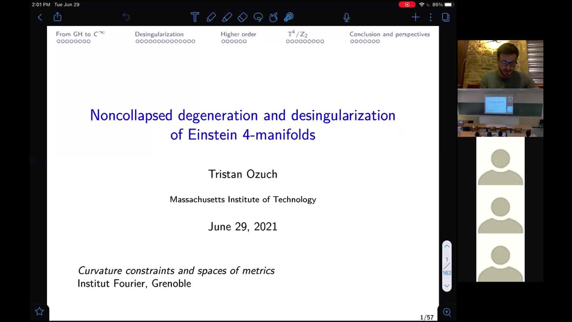 T. Ozuch - Noncollapsed degeneration and desingularization of Einstein 4-manifolds