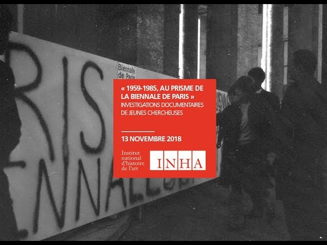 Biennale de Paris | 13 novembre 2018 - Investigations documentaires de jeunes chercheuses