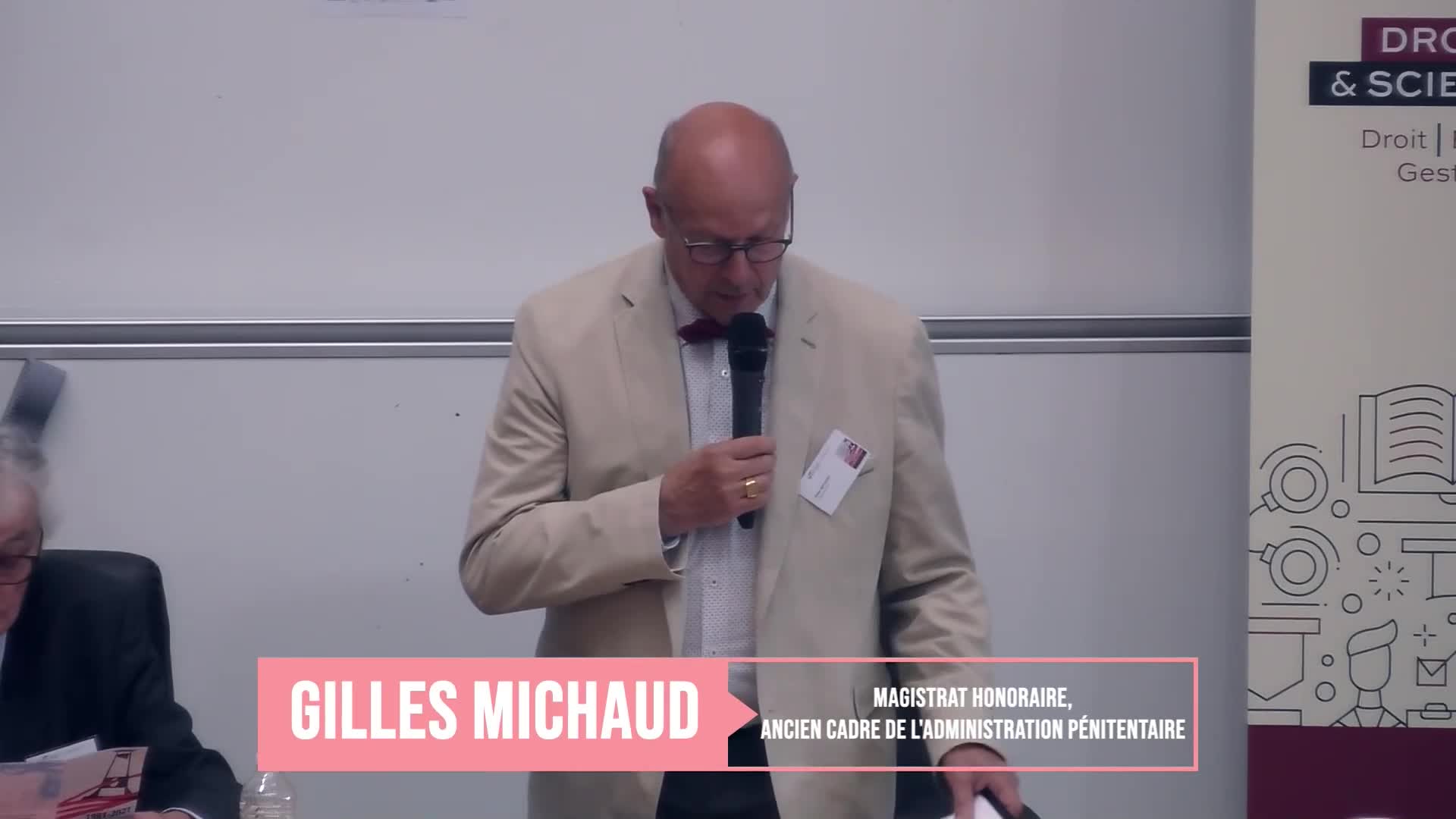 40ème anniversaire de la l'abolition de la peine de mort : 
 Michel Sabourault, Philippe Charlier