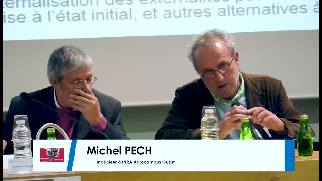 Les enjeux environnementaux lors de la transmission de l'exploitation viticole.
Michel Pech