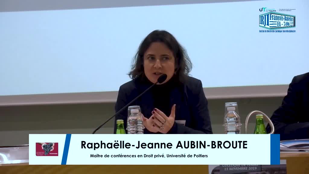 La transmission des contrats de l'exploitation viticole
Raphaëlle-Jeanne Aubin-Brouté