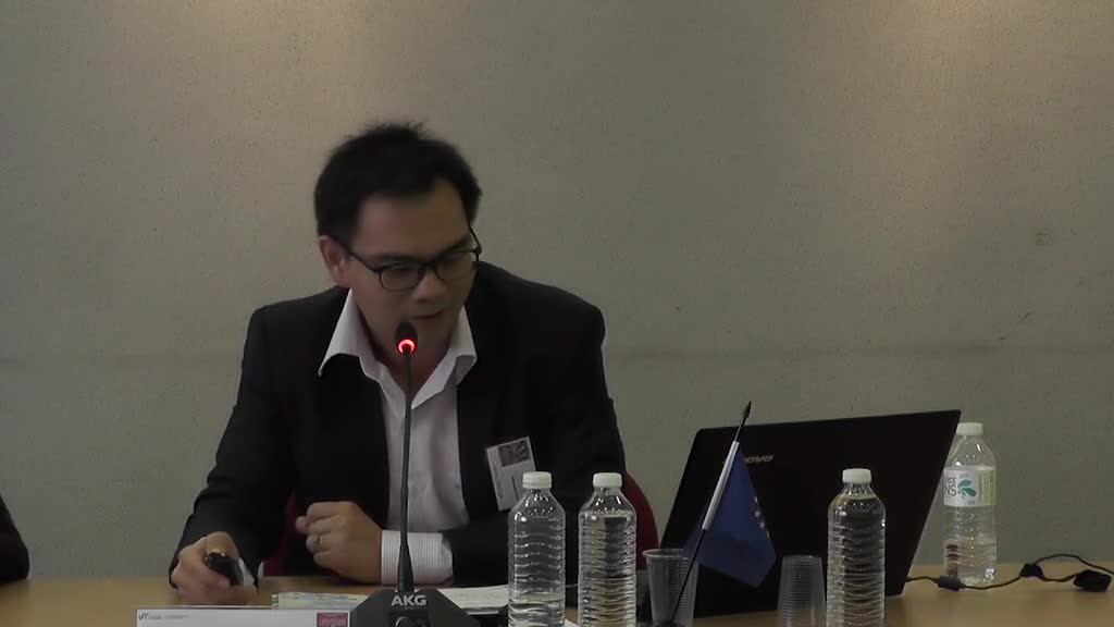 Pornchai  WISUTTISAK, Dean of Faculty of Law, Chiang Mai University (Thaïlande), "
L’état des négociations des accords de partenariats, de coopération et de libre-échange UE-Thaïlande"