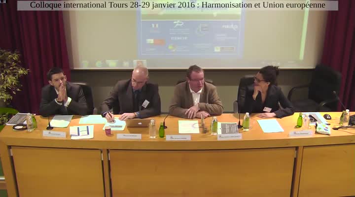 Ouverture du colloque par
Emmanuel LESIGNE (Vice-président de l'Université François-Rabelais de Tours)