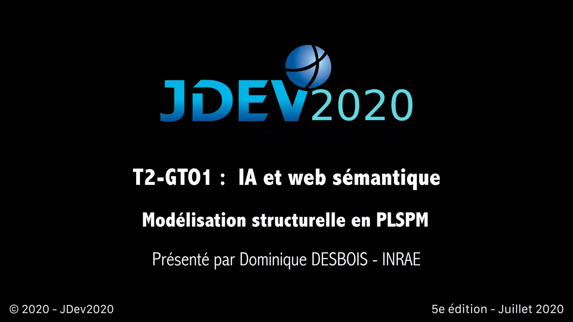 JDev2020 : T2_GT1 : IA et web sémantique, Modélisation structurelle en PLSPM