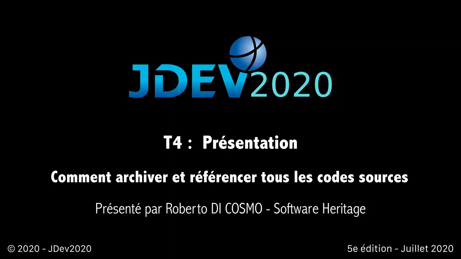 JDev2020 : T4 : Comment archiver et référencer tous les codes sources