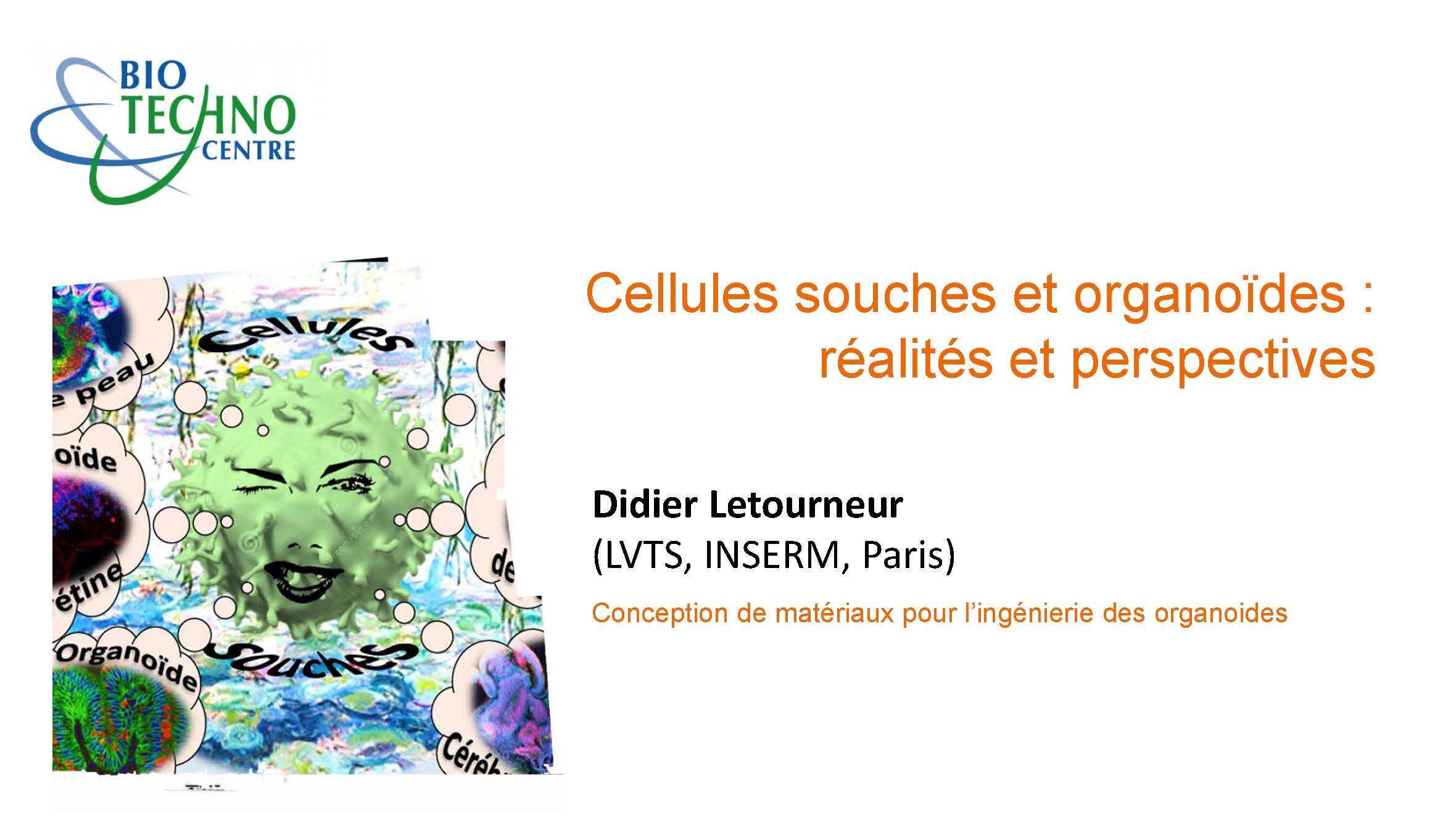 Didier Letourneur - Conception de matériaux pour l’ingénierie des organoides